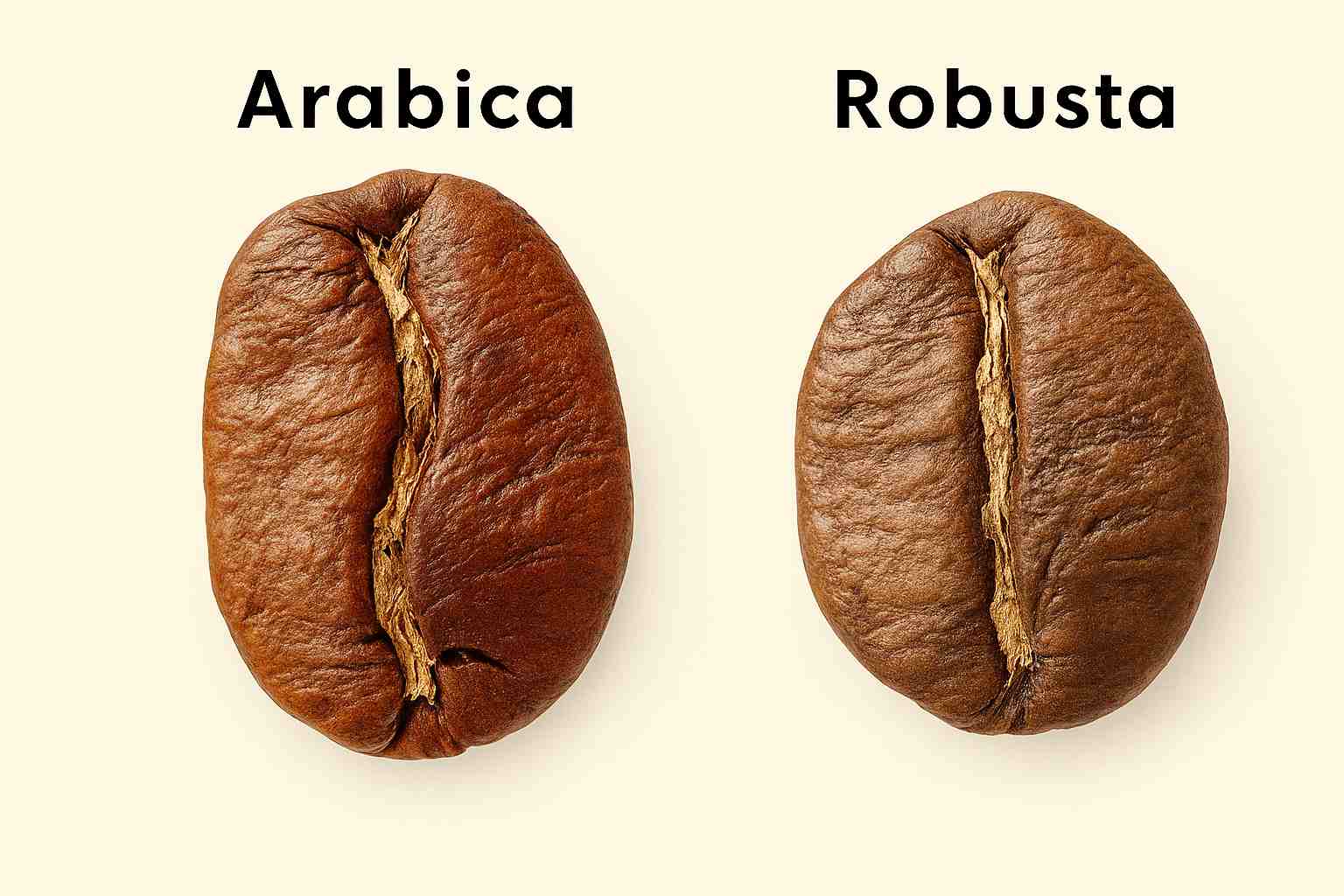 Arabica vs Robusta coffee beans comparison - coffee genetics